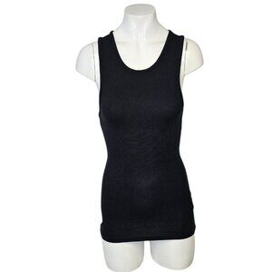 Alphalete Womens Ribbed Stretch Scoop Neck Tank Top, Basic, Size M